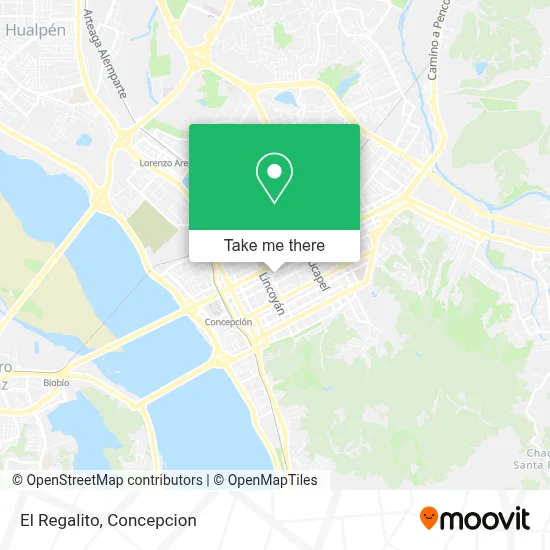 El Regalito map