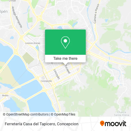 Ferretería Casa del Tapicero map