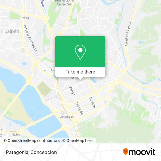 Patagonia map