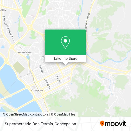 Mapa de Supermercado Don Fermín