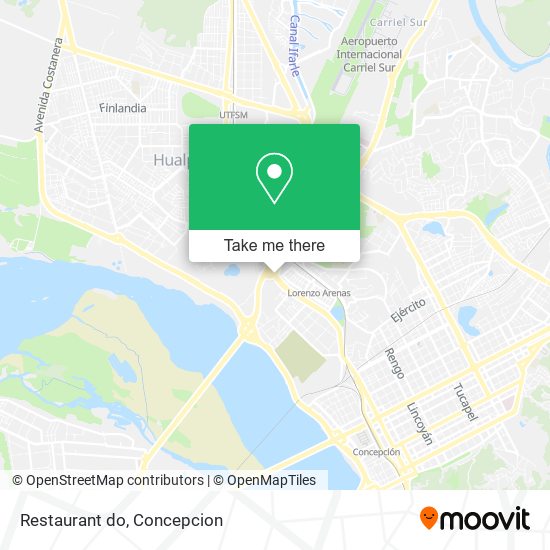 Mapa de Restaurant do