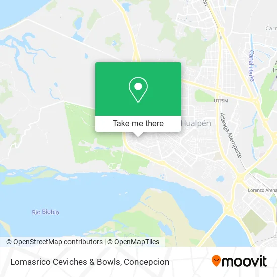 Lomasrico Ceviches & Bowls map