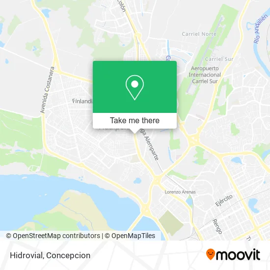 Mapa de Hidrovial