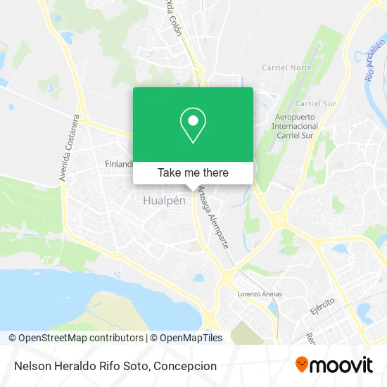 Mapa de Nelson Heraldo Rifo Soto
