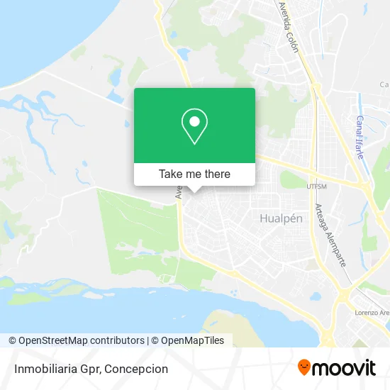 Mapa de Inmobiliaria Gpr