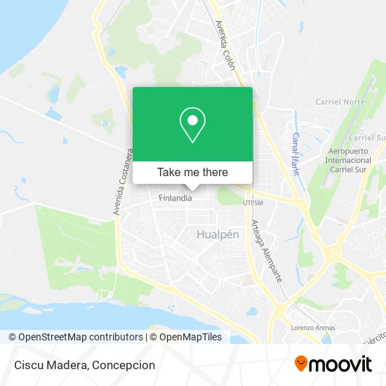Mapa de Ciscu Madera