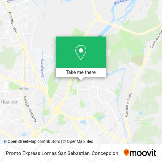Mapa de Pronto Express Lomas San Sebastián