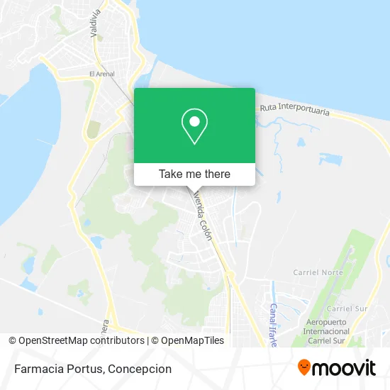 Farmacia Portus map