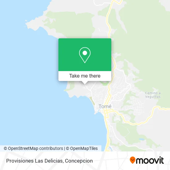 Provisiones Las Delicias map