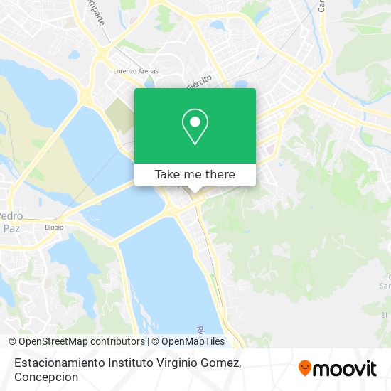 Estacionamiento Instituto Virginio Gomez map