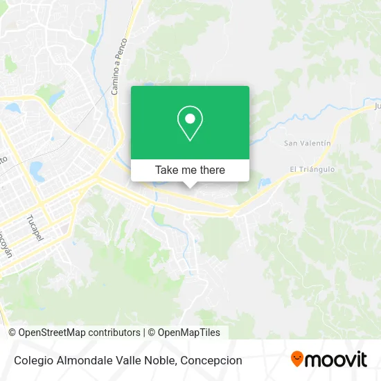 Mapa de Colegio Almondale Valle Noble
