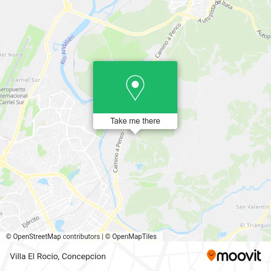 Mapa de Villa El Rocio