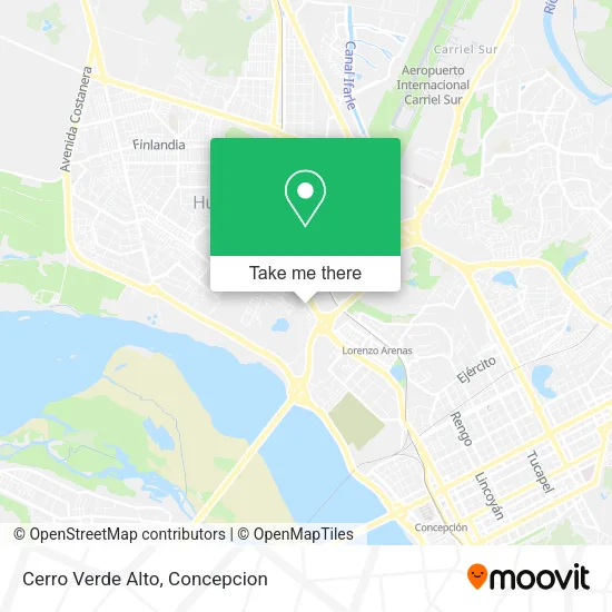 Mapa de Cerro Verde Alto