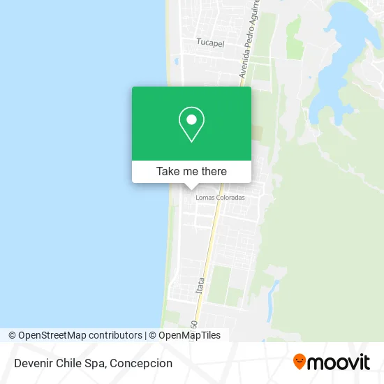 Devenir Chile Spa map