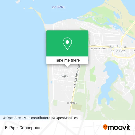 El Pipe map