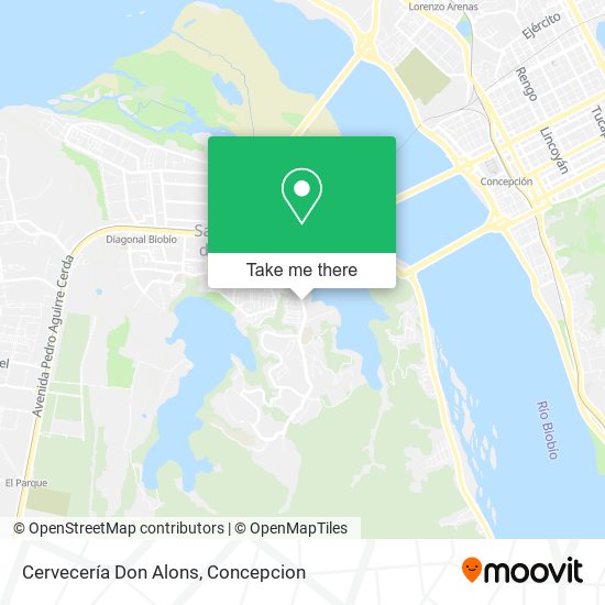 Cervecería Don Alons map