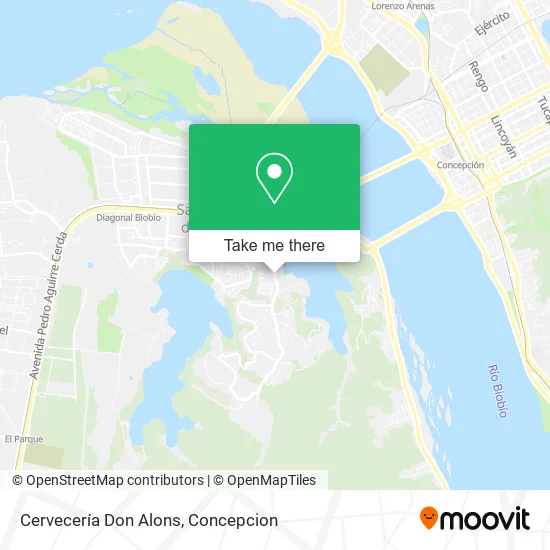 Mapa de Cervecería Don Alons