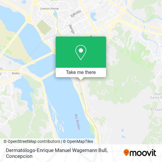 Dermatólogo-Enrique Manuel Wagemann Bull map