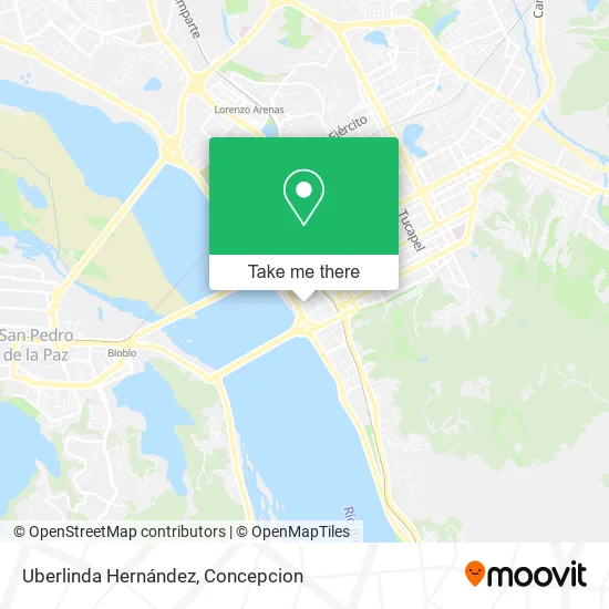 Uberlinda Hernández map
