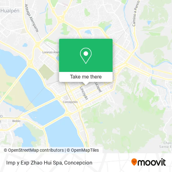 Imp y Exp Zhao Hui Spa map