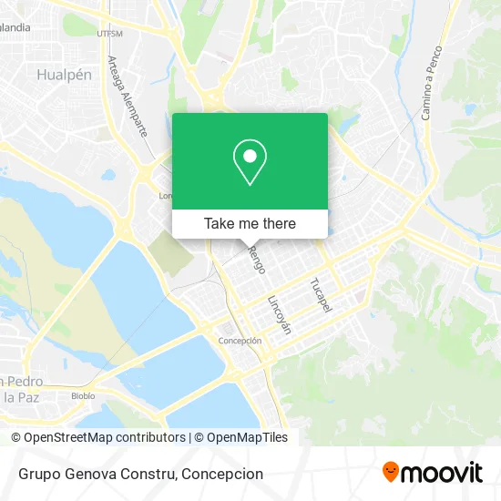 Mapa de Grupo Genova Constru