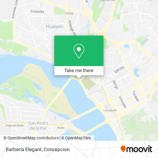 Barbería Elegant map