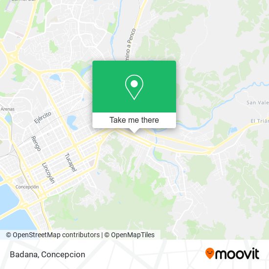 Mapa de Badana