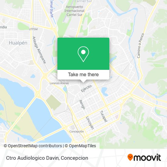 Mapa de Ctro Audiologico Davin