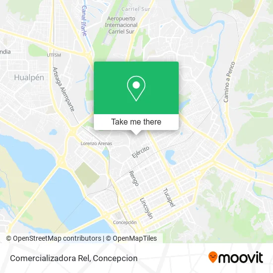 Comercializadora Rel map