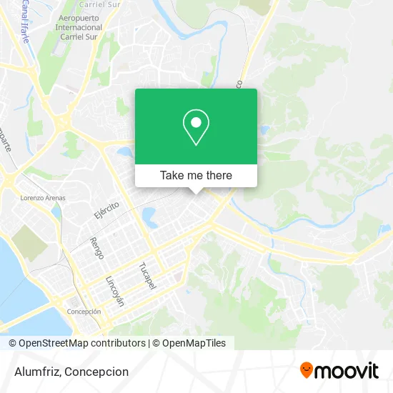 Alumfriz map
