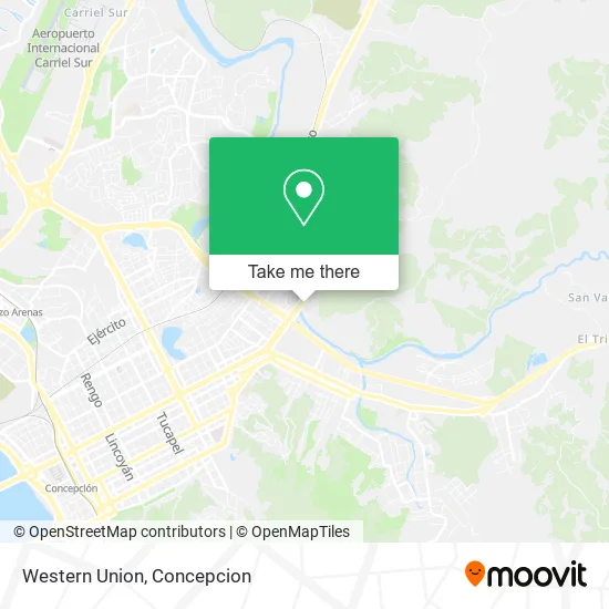 Western Union map