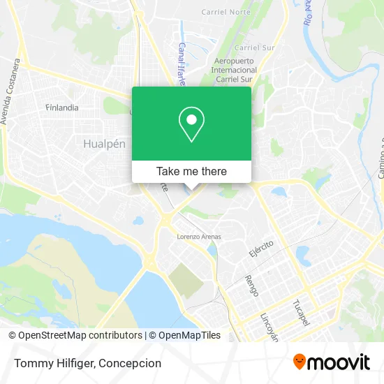 Tommy Hilfiger map