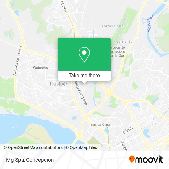 Mg Spa map