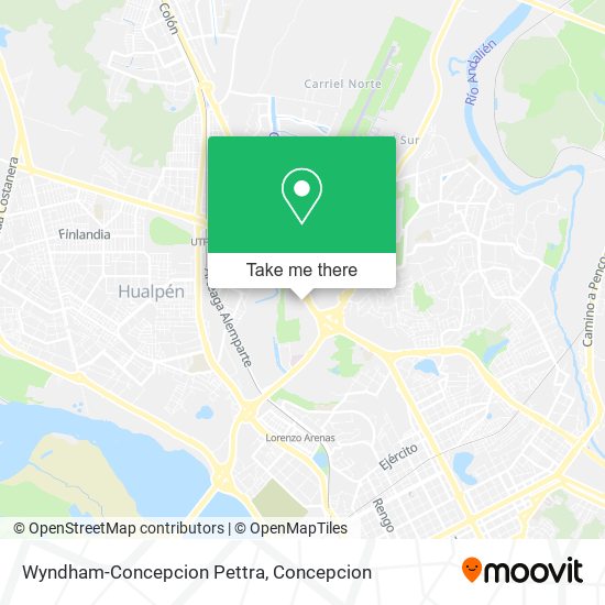 Wyndham-Concepcion Pettra map