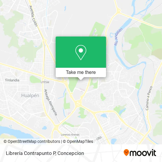 Librería Contrapunto P map