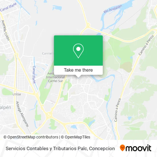 Mapa de Servicios Contables y Tributarios Palc