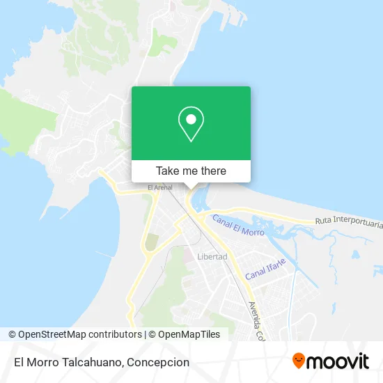El Morro Talcahuano map
