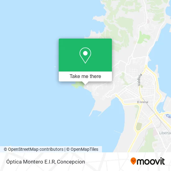 Mapa de Óptica Montero E.I.R