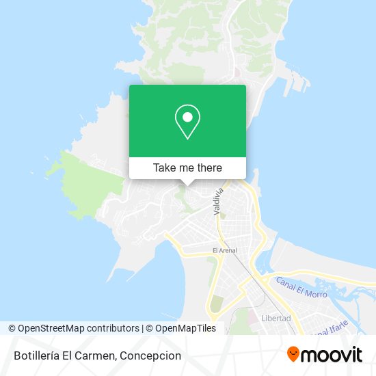 Mapa de Botillería El Carmen