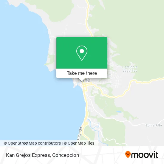 Mapa de Kan Grejos Express