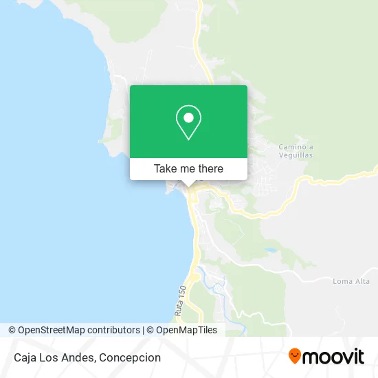 Caja Los Andes map
