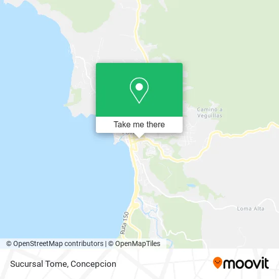 Sucursal Tome map