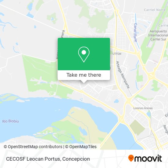CECOSF Leocan Portus map