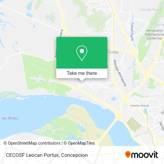 Mapa de CECOSF Leocan Portus