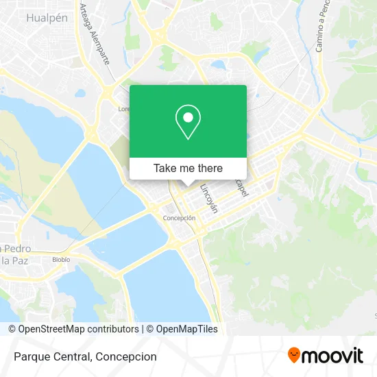 Mapa de Parque Central