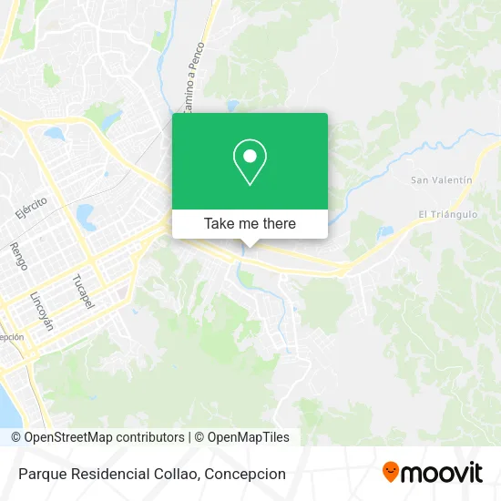 Mapa de Parque Residencial Collao