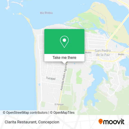 Mapa de Clarita Restaurant
