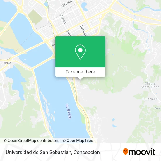 Mapa de Universidad de San Sebastian
