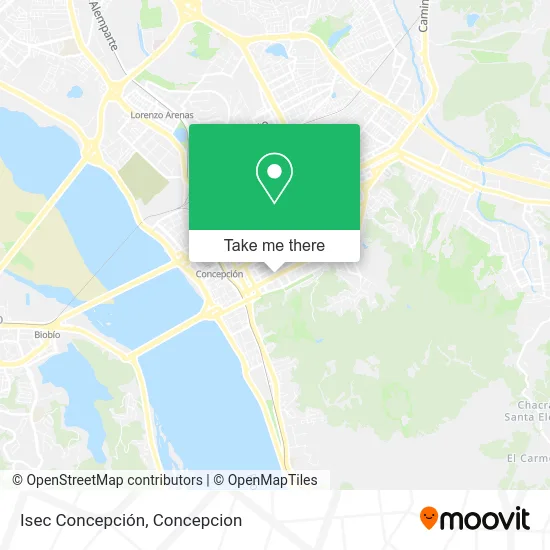 Mapa de Isec Concepción