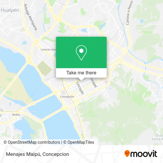 Mapa de Menajes Maipú